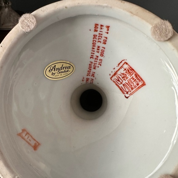 Vintage Andrea By Sadek- Pair of Ceramic Candlestick Holders - Picture 3 of 4